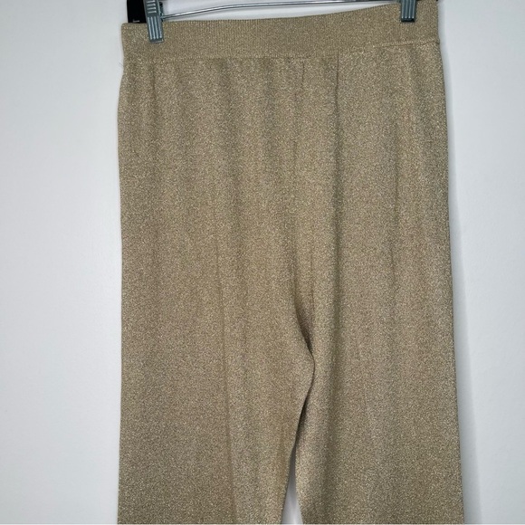 Shannan Gold Metallic Pants in Size L - Picture 4 of 6